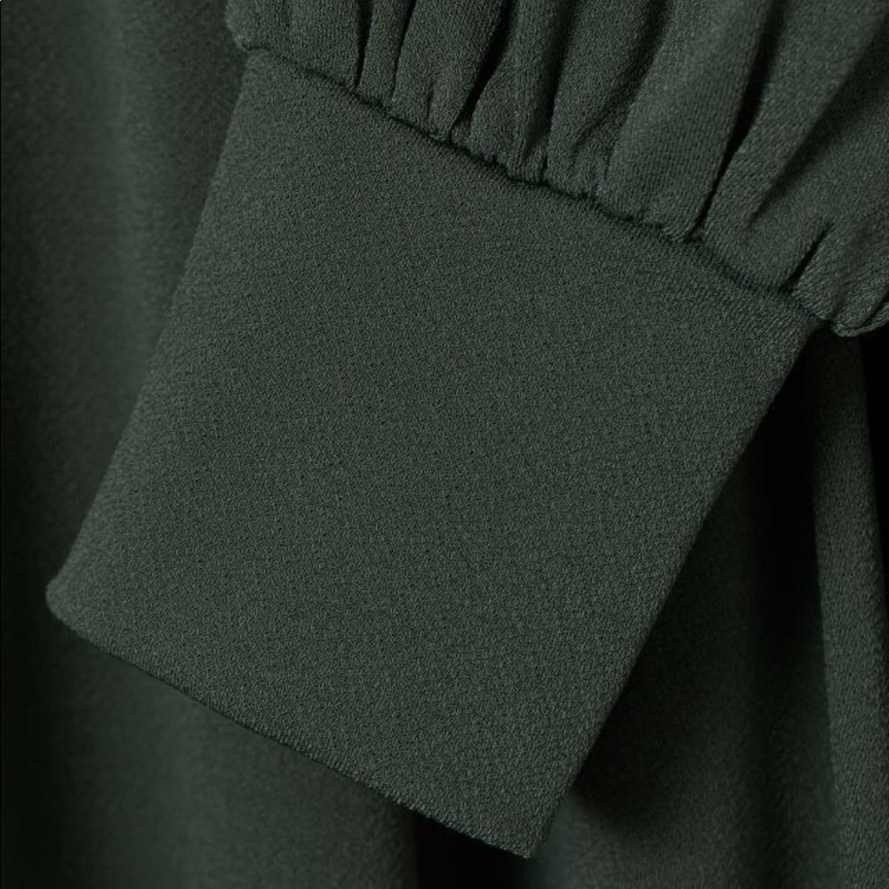 Hm green Knee length dress